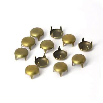 100pcs Half Round Dome Studs Claw Rivets For Leather Crafts DIY Accessories • $6.99