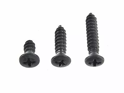 $14.20 • Buy Ford Truck Black #10 Oval Head Trim Screws- 1/2  To 1  Long- 75 Screws- #349