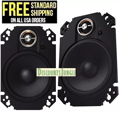 AUTHENTIC NEW INFINITY KAPPA 64CFX 4x6  180 WATT 2-WAY PLATE SPEAKERS 4 X 6  • $88.95