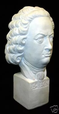 Bach Bust Statue Music Composer Classical Sculpture • $112.19