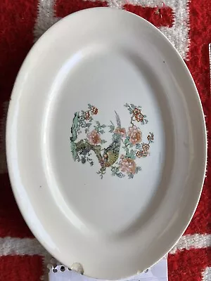 Vintage Homer Laughlin Peacock Platter • $1.99