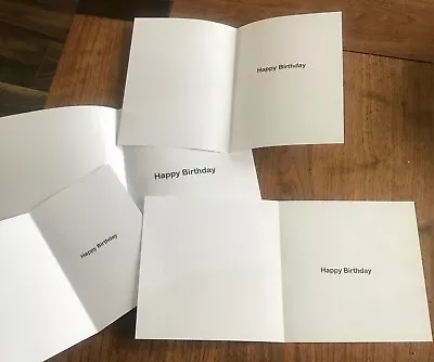 £2.20 • Buy  15 X  PRE - PRINTED HAPPY BIRTHDAY Inserts For Card Making  Various Sizes