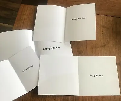  15 X  PRE - PRINTED HAPPY BIRTHDAY Inserts For Card Making  Various Sizes • £2.20