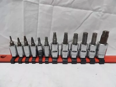 Matco 12 Pc. Torx Socket Set T8 To T55 (T25 Is A Silver Eagle) • $44.99