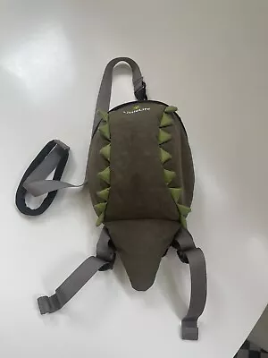 Little Life Backpack Dinosaur Baby Toddler With Parent Reins Green • £10