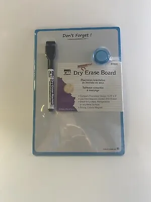 Mini Magnetic Dry Erase Board With Magnet And Marker LEO35600 • $4.45