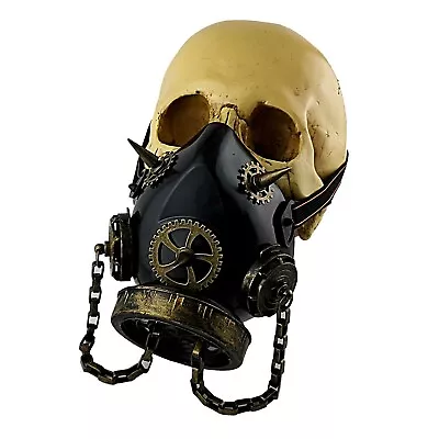 £19.38 • Buy Gears Retro Steampunk Gothic Gas Mask Cosplay Costume Respirator 12SB8