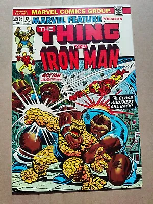 Marvel Feature 12 1973 LOW GRADE WATER DAMAGE RUSTY STAPLES Early Thanos (2) • $8