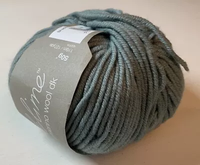 Sublime 100% Extra Fine Merino DK 1x50g Green Grey Col. 0446 • £3.50