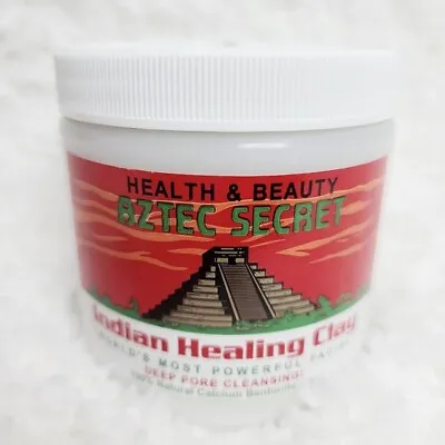 $20.30 • Buy Aztec Secret Indian Healing Clay Face Deep Cleaning Mask WT. 1LBS Lot Of 2