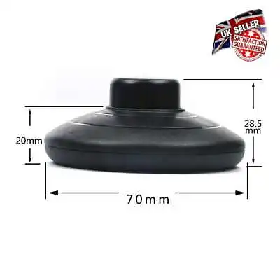 Foot Floor Switch In Line Push Button Press For Lamp Light In Black • £4.95