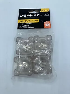 Q-Ba-Maze BRAND NEW FACTORY SEALED 4 Light-Up Cubes Cube Pack Mindware • $17.99