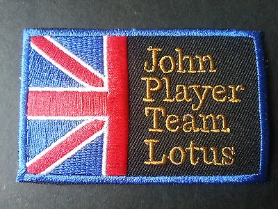 Motorsport Motor Racing Car Patch Sew / Iron On Badge:- John Player Team Lotus • £4.69