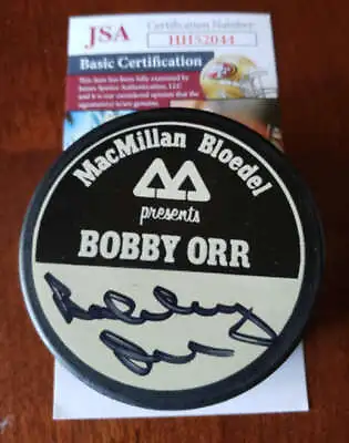 Bobby Orr JSA Coa Autograph Hand Signed Vintage 1970`s Puck • $139