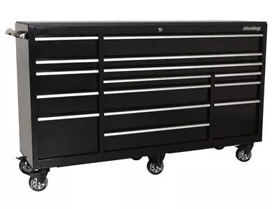 Sealey Rollcab 15 Drawers 1845mm Heavy Duty Tool Storage Chest Box PTB183015 • $4140.47