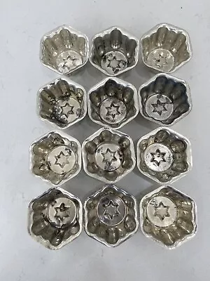 Lot Of 12 Kaiser Made In Germany Pudding Mold Tin Cup Metal • $24