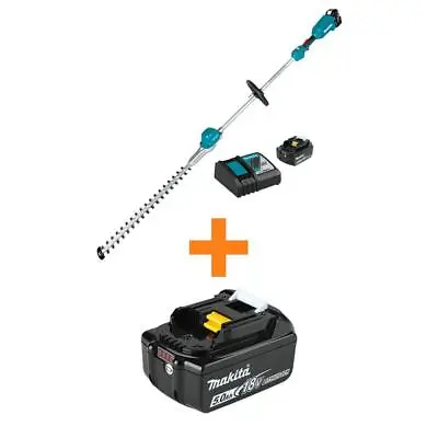 Makita Pole Hedge Trimmer Kit 24  18V LXT Li-Ion Brushless + Extra 5.0Ah Battery • $817.39