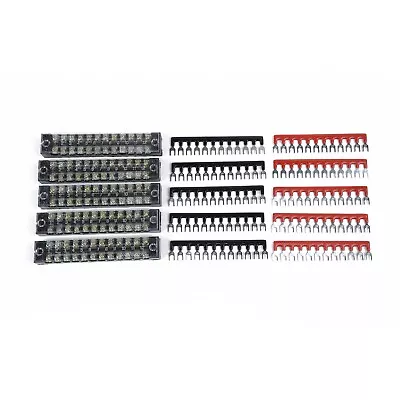 Universal Terminal Block Clear Electrical Auto Marine Distribution Bus Bar Set • $18.78