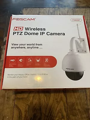 £33 • Buy Foscam FI9828P Pan And Tilt Dome CCTV IP Camera. Home Security.