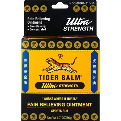 Tiger Balm Sports Rub - Ultra Strength 1.7 Oz Ointment • $9.97