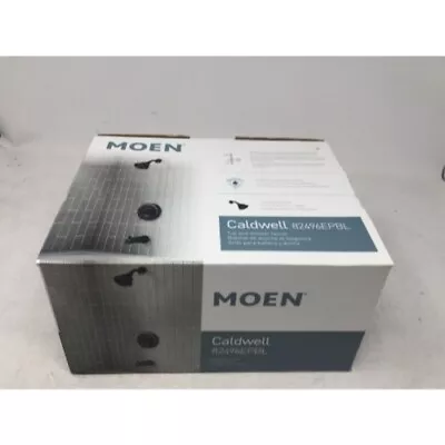 Moen 82496EPBL Caldwell. Black Matt Tub And Shower Faucet With Valve • $99.99