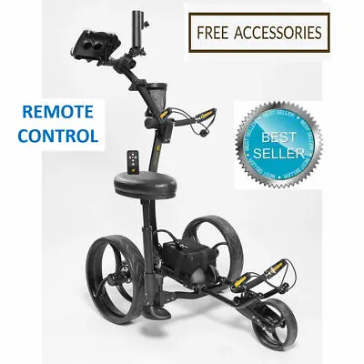 Black Bat Caddy X8R Adv XL Li Remote Electric Powered Golf Cart+FREE Accessories • $1399.95