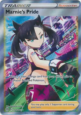 Holo Marnie's Pride (Full Art) 171/172 Ultra Rare Brilliant Stars Pokemon TCG • $13.99