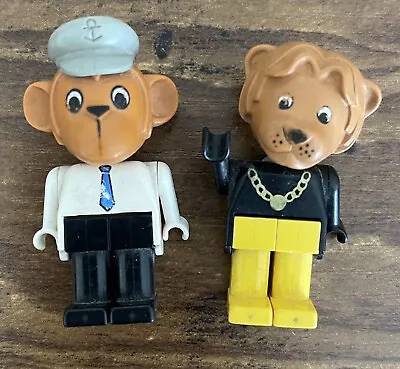 Vintage Fabuland Lionel Lion And Mike Monkey • £1