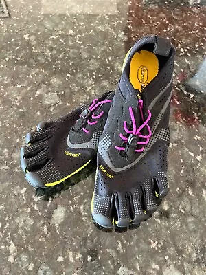 Vibram Women's FiveFingers Shoes Black/Yellow/Purple EU 41/US 9-9.5 - NWOT • $65