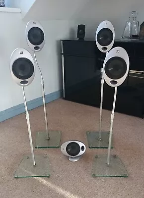 KEF Egg Speakers With Stands • £75
