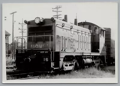 Railroad Photo - Monon #16 NW-2 Switcher Locomotive 1966 Hammond Illinois • $7