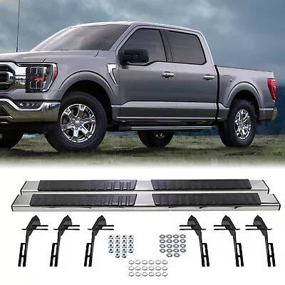 Side Step Running Boards For 15-22 Ford F-150 F-250 F-350 Super Duty Crew Cab • $133.34