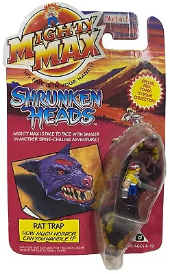 Mighty Max Shrunken Heads Rat Trap Vintage 1993 NEW European Release RatTrap • $29.99
