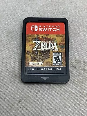 Zelda Breath Of The Wild Video Game Nintendo Switch GAME ONLY 11198 • $34.99