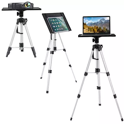 Universal Projector Tripod Laptop Floor Stand DJ Equipment Holder With Plate • $43.96