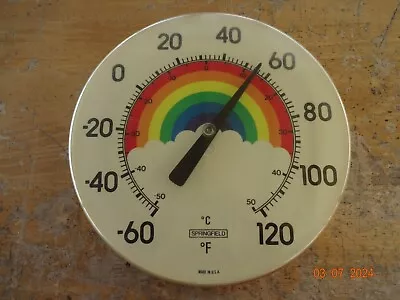 Springfield Rainbow Thermometer Vintage • $29