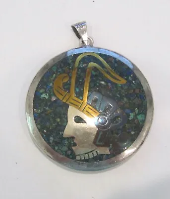 Signed Casados Sterling Mexico Mixed Metals  Pendant • $48