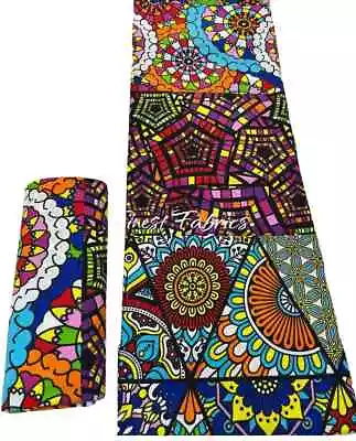 Elegant & Stunning African Ankara Wax Print100% Cotton Sell By 5 Yards- • $77