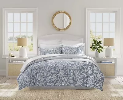 Nautica- Queen Comforter Set Cotton Reversible Bedding Set All Season Desig... • $145.07