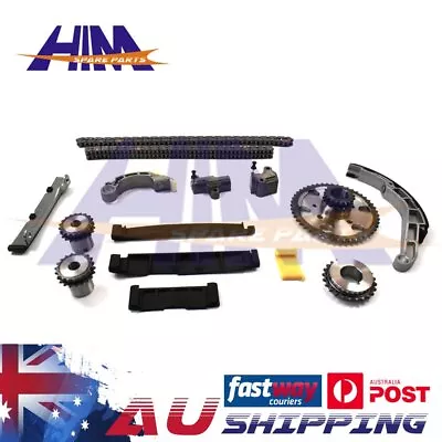 Timing Chain Kit + Tensioners + Gears For Nissan Navara D22 D40 51 YD25DDTi 2.5L • $128.40