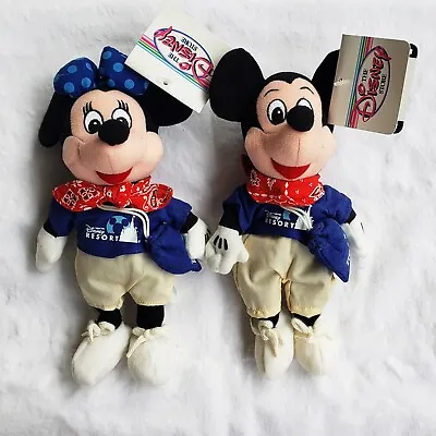 Tokyo Disney Resort Guest Mickey & Minnie Mouse Visitor Mini Bean Bag Plush Mbbp • $24.99