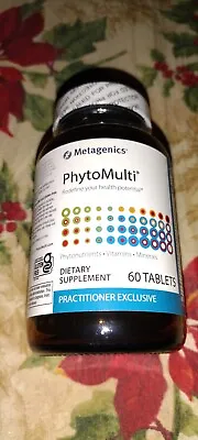 Metagenics Phytomulti Without Iron Daily Multivitamin 60 Count Brand New Sealed • $42