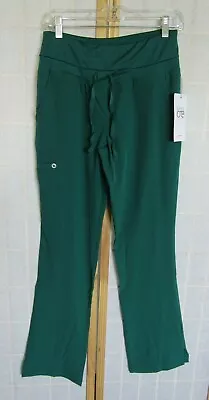 NWT Barco One Gardena 5PKT Yoga Knit Waistband Hunter Straight Womn Scrb Pant XS • $17.99