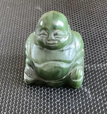 Green Jade Smiling Buddha • £15