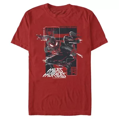 Men's Marvel Spider-Man: Miles Morales Glitch Frame T-Shirt • $13.99