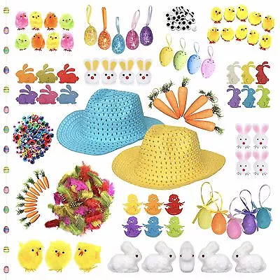 Kids Easter Bonnet School Parade Arts & Crafts Decorations Hunt (Various Items) • £4.49