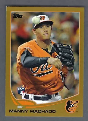 2013 Topps Manny Machado Gold RC /2013 #270 Orioles Padres Rookie *READ* • $79.99