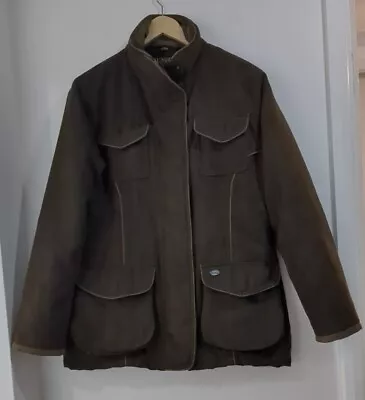 £90 • Buy Sherwood Forest Hampton Jacket Women's 12 Brown Waterproof Country Riding Coat
