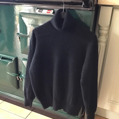 £22.99 • Buy M&S Autograph 100% Cashmere Ladies Polo Neck Jumper Black Size 12/14 Long Sleeve