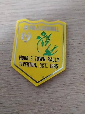 Caravan Club - Devon & Cornwall - Moor E Town Rally Tiverton. Oct. 1995 • £2.99